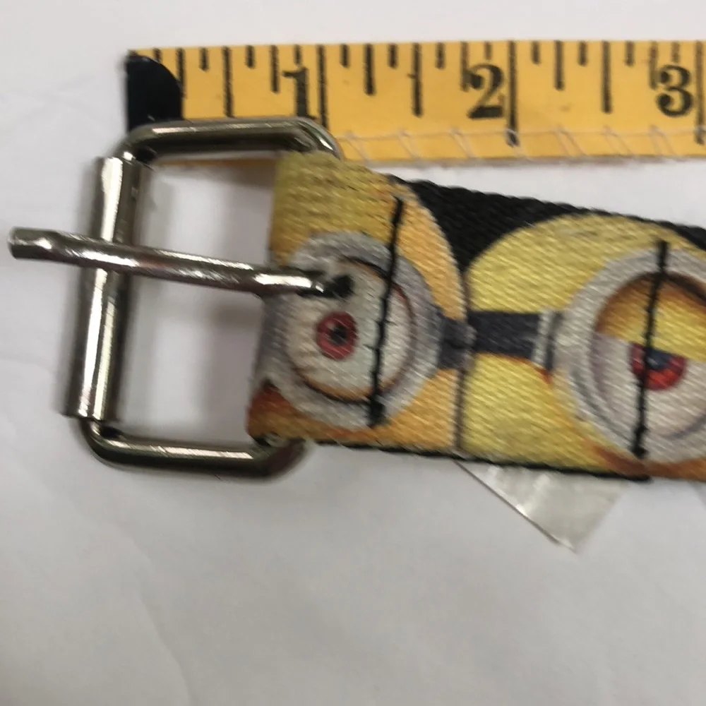 Despicable Me Minions Black Web Belt‎ Small/ Medium